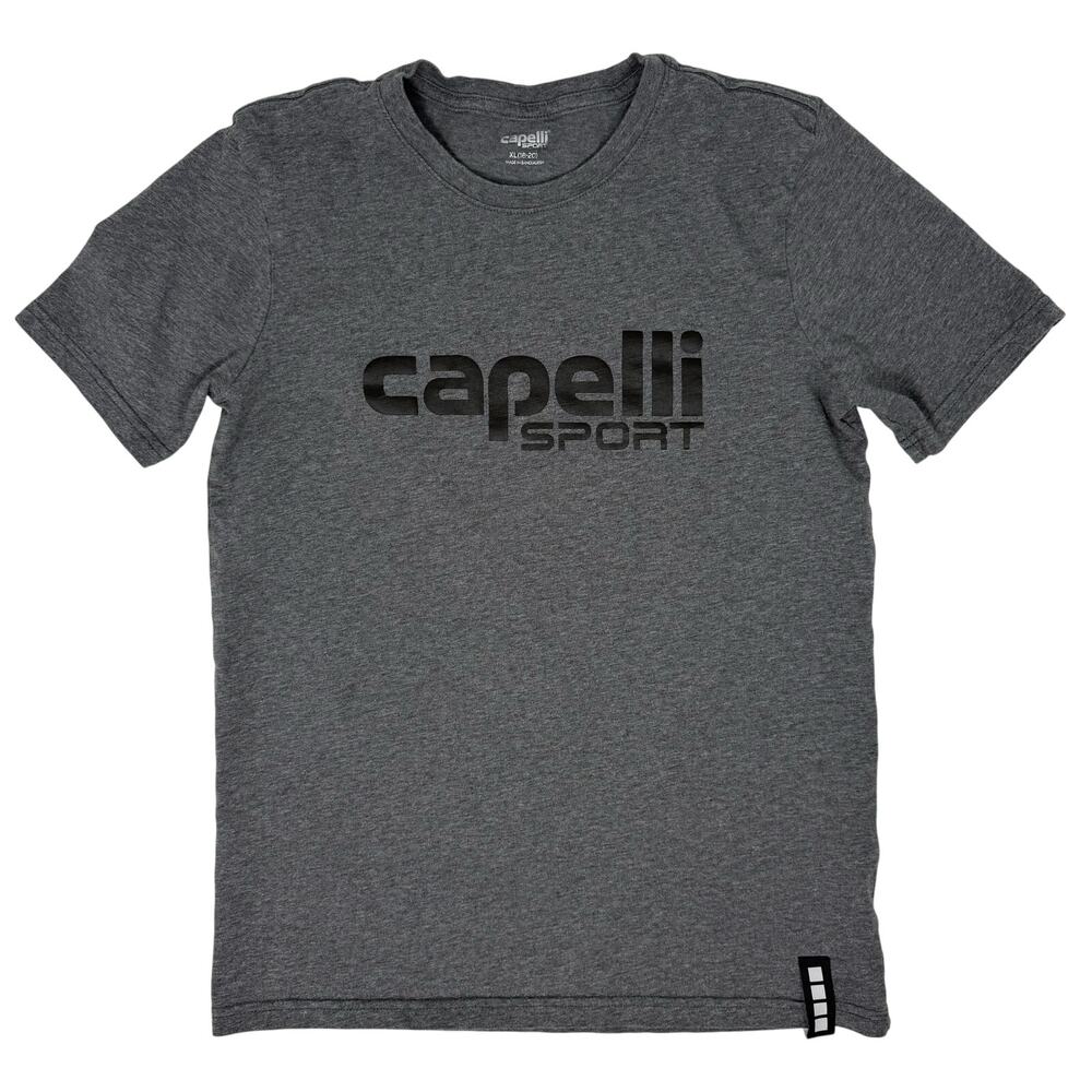 Capelli Sport Gray T-Shirt Boys XL Youth Athletic Tee